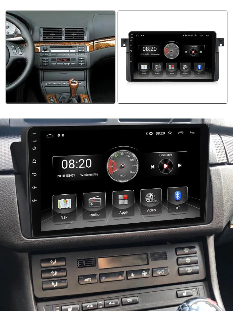 9" Pantalla 4G  BMW E46