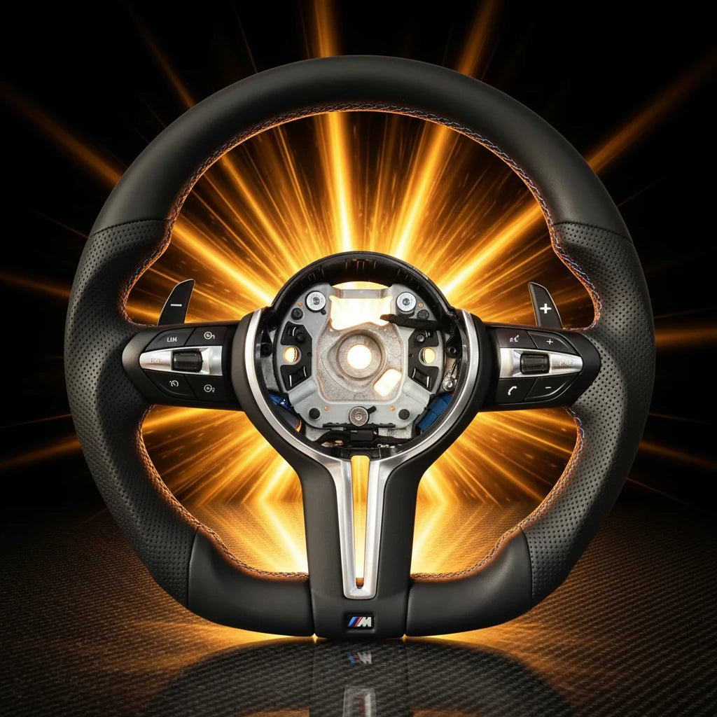 VOLANTE DEPORTIVO PARA  320 525 F10 F30 E90 F70 E71 F31 F32 X5 X6 F01 F07 F20 F11 F22 F25 M3 M4 M5