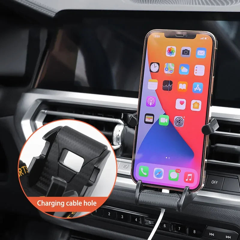 Soporte para teléfono móvil con diseño de asiento de carreras, soporte con ventosa para smartphone y teléfono móvil en el coche, compatible con iPhone, Samsung y Xiaomi.