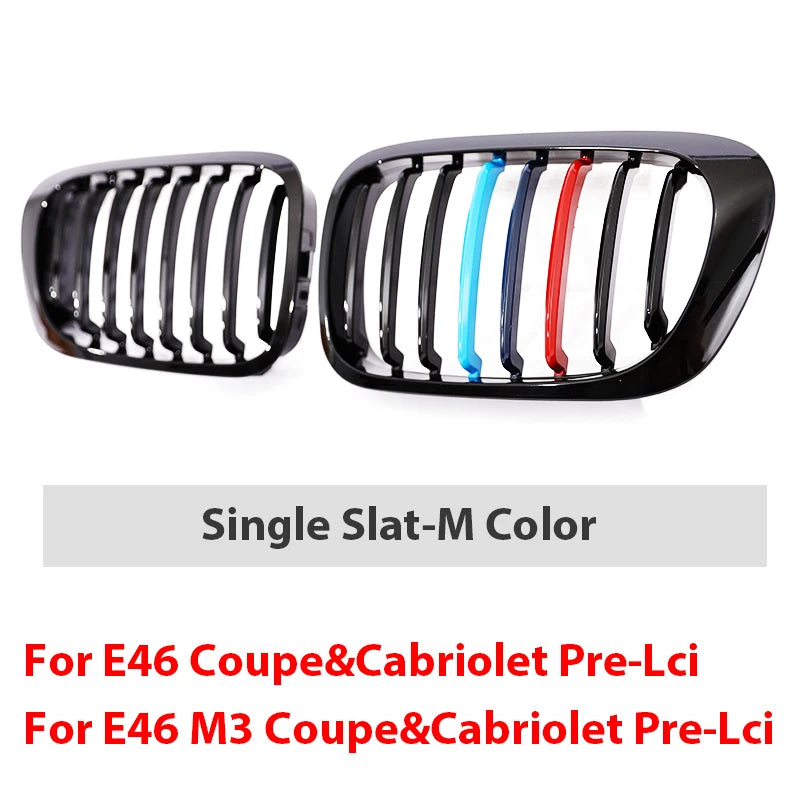 Rejilla serie3 E46 2-Puerta 1998-2002 pre-Facelift y 2000-2007 E46 M3 Coupe Cabriolet