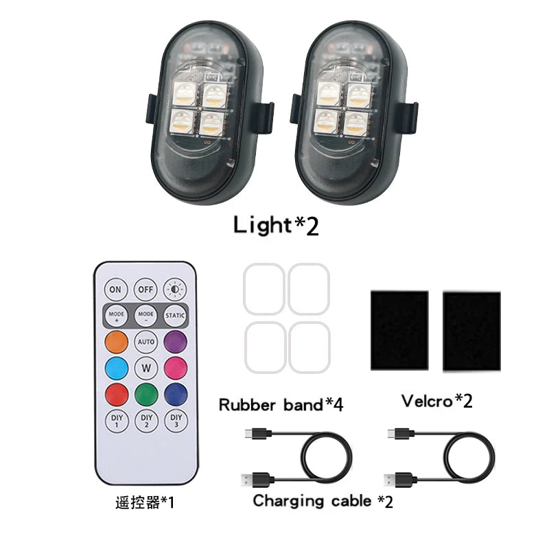 RGB LUCES LED PARA COCHES INALAMBRICAS