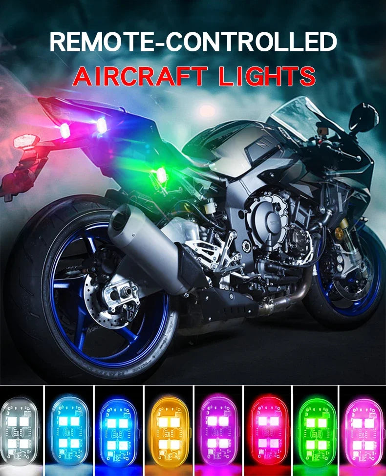 RGB LUCES LED PARA COCHES INALAMBRICAS